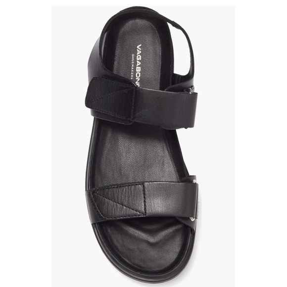 Vagabond Erin Black Strap Sandal Size 41 - Picture 5 of 14
